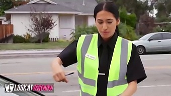 Alex Legend Fucks The Horny Meter Maid With Big Tits In Various Positions