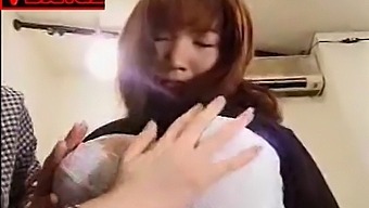 Two Japanese Girls Indulge In Lesbian Kissing And Titlicking