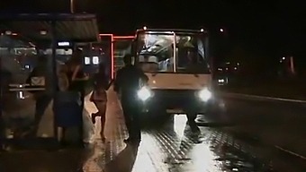 Interracial Wedding Turns Into A Wild Group Sex Party On A Bus