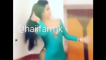 Arabic Transsexual Beauty Flaunts Her Assets