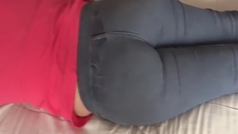 Milk-Filled Ejaculation In A Stunning Rear End
