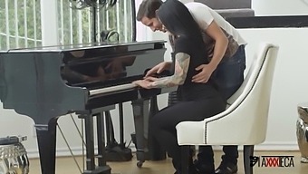 Jack Escobar, A Mexican Piano Instructor, Takes Advantage Of The Situation And Passionately Engages In Sexual Activity With Katrina Jade.