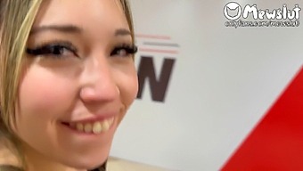Pov Video Of A Hardcore Date With A Blonde Girlfriend - Mewslut