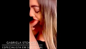 Gabriela Stokweel Demonstrates Expert Oral Skills Until Climax - Book Your Session With Me