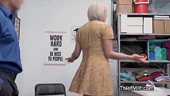A Police Officer Vigorously Penetrates A Busty Milf At Her Workplace