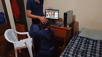 Housekeeper Catches Me Watching Porn And Reacts Strongly