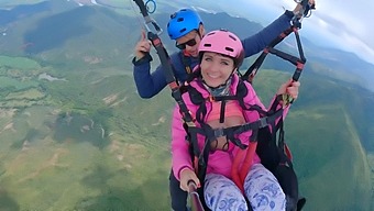 Female Orgasm At Extreme Altitude: A Public Paragliding Adventure