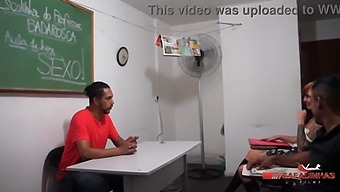 Naughty Student In Rubens Badaro'S Classroom