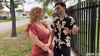 Sara Jay'S Passionate Encounter With A Well-Endowed Young Man!