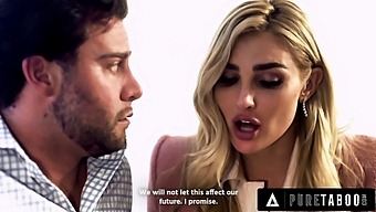 Kenzie Anne, A Blonde Bombshell, Experiences An Unexpected Internal Ejaculation From A Compulsive Liar In A Taboo-Themed Video