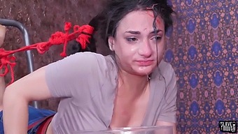 Violet Sky'S Body Covered In Cum