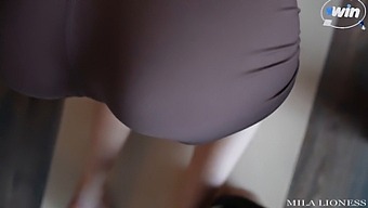 Stunning Stepsister'S Yoga Session Turns Into Steamy Encounter With A Well-Endowed Man