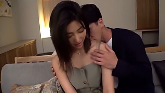 A Hot Brunette Gives A Blowjob And Gets Fucked Hard!
