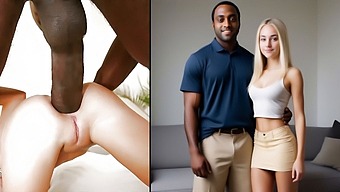 African American Man Penetrates My Lovely Spouse'S Rear End (Butt)