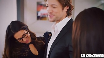 Eva Lovia'S Hottest Scene Yet: Seductive Brunette In High Heels And Skirt