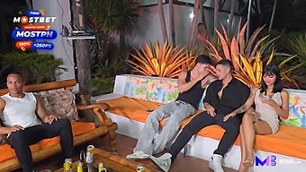 Max Betancur And Tatiana Alvarez In A Threesome With A Bisexual Twist