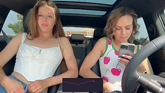 Nadia Foxx And Serenity Cox'S Public Pleasure With Lush Remote Controlled Vibrators And Their Great Orgasm
