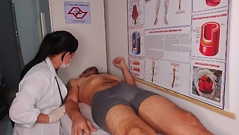 The Guy Got An Unexpected Hard-On In Front Of A Nurse.